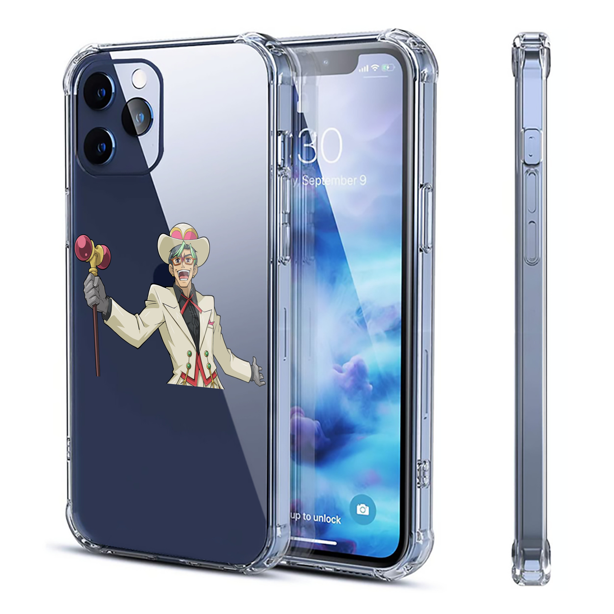 （画像用） 遊☆戯☆王 Yu-Gi-Oh! 【iPhone 12シリーズ対応】透明スマホケース（クリアソフトケース）